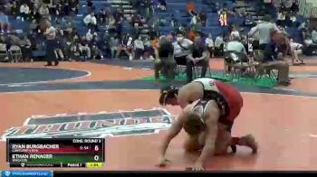 141 lbs Cons. Round 3 - Ryan Burgbacher, Cortland State vs Ethan Renager, Wheaton