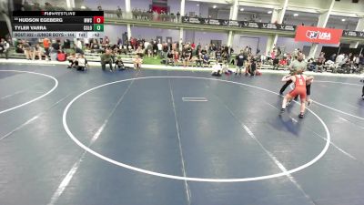 Junior Boys - 144 lbs Cons. Round 5 - Hudson Egeberg, MATPAC Wrestling Club vs Tyler Varra, Colorado