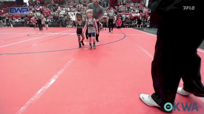 40 lbs Consi Of 4 - Jhalil Gray-Hall, Team Of Hard Knox vs Amelia Mairel, Perry Wrestling Academy