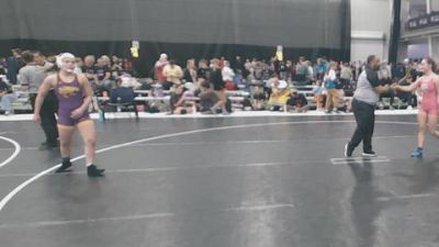 130 lbs Cons. Rd Of 32 - Savannah Bell, Black Hills Stampede vs Eletise Fager, Sanderson Wrestling Academy