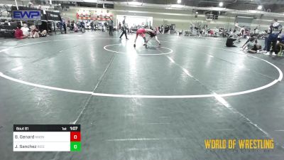 89 lbs Quarterfinal - Brady Genard, Mat Assassins vs Jaxon Sanchez, Reign