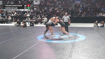 Girls 190 lbs 1st Place Match - Harper Mcclain, Aztec vs Kassandra Arundale-Walton, Sandia