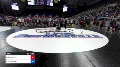 100 lbs Rnd Of 128 - Blake Brose, MN vs Kian Kanekoa, ID