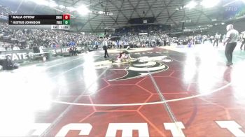 Girls 3A 120 lbs Semifinal - Malia Ottow, Snohomish (Girls) vs Justus Johnson, Peninsula (Girls)