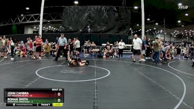 68 lbs Round 5 (8 Team) - Ronan Smith, Warhawks Wrestling vs John Cambra, Mat Assassins Black