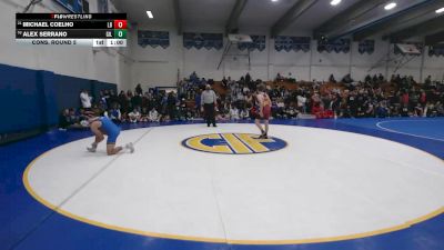 142 lbs Cons. Round 5 - Michael Coelho, Los Banos vs Alex Serrano, Gilroy