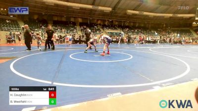 100 lbs Final - Hunter Caughlin, Buck Pride Wrestling vs Beau Westfahl, Iron Grapplers Wrestling Club