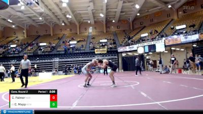 157 lbs Cons. Round 2 - Chris Mapp, Newman vs Canyon Palmer, Northeastern Junior College