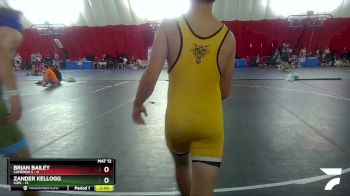 120 lbs Round 1 (16 Team) - Brian Bailey, Cameron 2 vs Zander Kellogg, Lodi