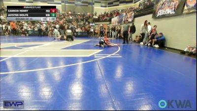 67 lbs Round Of 16 - Cannon Henry, Piedmont vs Jaysten Wolfe, Team Nomad