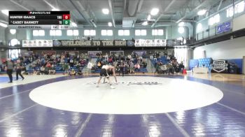 157 lbs Quarterfinal - Casey Barnett, Tiffin vs Hunter Isaacs, Thomas More