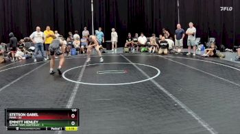 130 lbs Round 3 (8 Team) - Stetson Gabel, POWA vs Emmitt Henley, Junior Terps Northeast