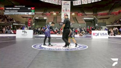 Intermediate Boys - 120 lbs Cons. Semis - Vahagn Kirakosyan, LAWC vs Abel Gregorio, Manteca Cobras Wrestling Club