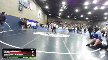 100 lbs Cons. Round 4 - Alexandria Acevedo, Tehachapi vs Thyara Velazquez, Woodlake