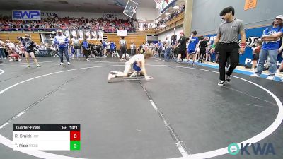 80 lbs Quarterfinal - Ryder Smith, HBT Grapplers vs Tory Rice, Prodigy NDT