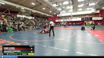 159 lbs Champ. Round 2 - Edwardo Martinez, Ukiah High School vs Gabe Flores, Arroyo High School