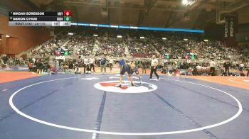 2A-175 lbs Cons. Round 2 - Nikoah Sorenson, Greybull/Riverside vs Gideon Cyrus, Dubois