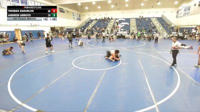 285 lbs 1st Place Match - Thomas Banuelos, Sonora Wrestling vs Andrew Arroyo, Clovis High