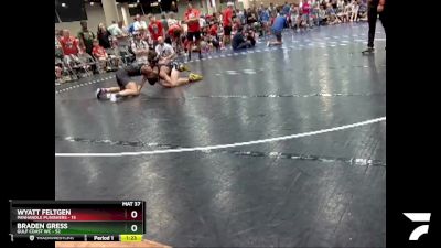 116 lbs Champ Round 1 (16 Team) - Braden Gress, Gulf Coast WC vs Wyatt Feltgen, Panhandle Punishers