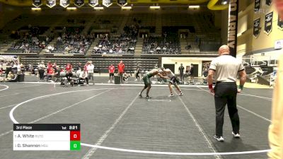 165 lbs 3rd Place - Anthony White, Rutgers vs DJ Shannon, Michigan State