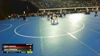 115 lbs 7th Place Match - Piper Zamastil, Iowa vs Vayda Robinson, Chickasaw Elite Wrestling Club