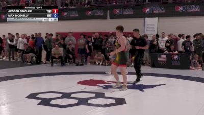 86 Final kg Champ. Round 3 - Aeoden Sinclair, Tiger Style Wrestling Club vs Max McEnelly, Minnesota - RTC