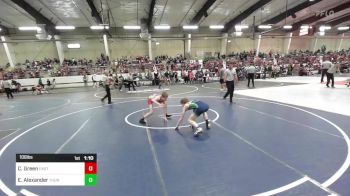 106 lbs Semifinal - Cooper Green, East Valley Wrestling Club vs Emmett Alexander, Thunder Ridge