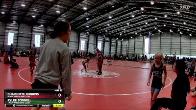 60 lbs Round 2 - Charlotte Robbins, Bison Takedown Club vs Rylee Bonnell, Tiger Wrestling Club