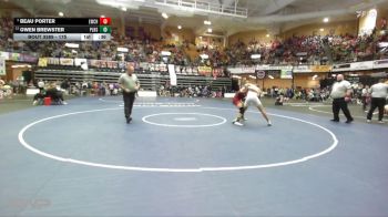 175 lbs 3rd Place Match - Owen Brewster, Plainville HS vs Beau Porter, Leoti Wichita County HS