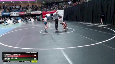 100G Champ. Round 1 - Gabrielle Bueno, Ketchikan High School vs Naomi Keller, Soldotna