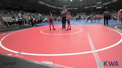 62 lbs Quarterfinal - Jolene Chuculate, HURRICANE WRESTLING ACADEMY vs Liliana Guerrero, Brushy Wrestling Club