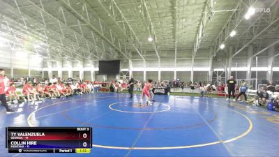 120 lbs Quarterfinals (8 Team) - Ty Valenzuela, Georgia vs Collin Hire, Montana