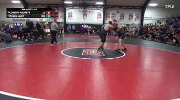 285 lbs Quarterfinal - Corbyn Padgett, Eddyville-Blakesburg-Fremont vs Caden Huff, Burlington