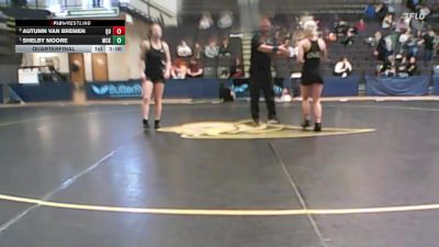 124 lbs Quarterfinal - Shelby Moore, McKendree University vs Autumn Van Bremen, Quincy