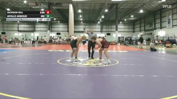215 lbs 1 - Jackson Dill, OTM WALTERS WRESTLING vs Apollo Armour, WILLIAMSBURG WRESTLING CLUB
