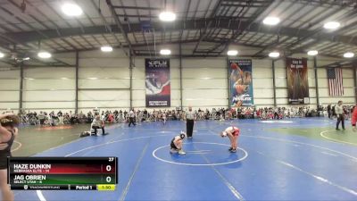 64 lbs Rd# 7- 10:45am Saturday Final Pool - Haze Dunkin, Nebraska Elite vs Jag Obrien, SELECT Utah