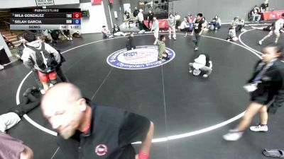 57-62 lbs Champ. Round 3 - Mila Gonzalez, Turlock Wrestling Club vs Selah Garcia, Rough House Wrestling
