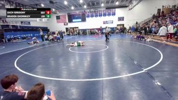 120 lbs Champ. Round 2 - Zach Gregory, South vs Braden Ghormley, Lander Valley