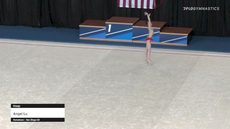 Angel Lu - Hoop - 2021 Rhythmic Elite Qualifier