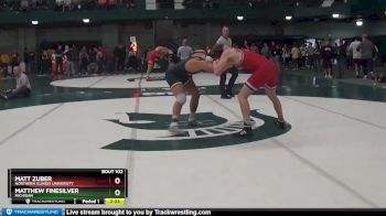 184 lbs Champ. Round 2 - Matt Zuber, Northern Illinois University vs Matthew Finesilver, Michigan