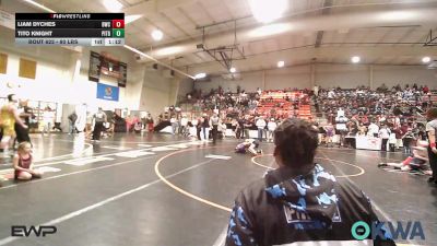 80 lbs Rr Rnd 3 - Liam Dyches, Bartlesville Wrestling Club vs Tito Knight, Pitbull Wrestling Academy