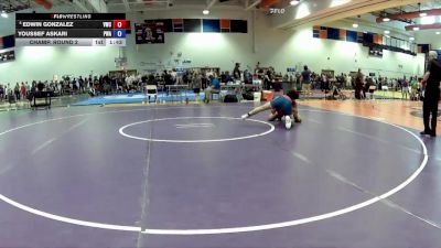 132 lbs Champ. Round 2 - Edwin Gonzalez, Viking Wrestling Club vs Youssef Askari, Palm Wrestling Academy