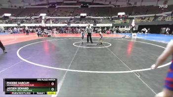 Rookie 3-5 48-52 5th Place Match - Jayden Seward, Smithfield Youth Wrestling vs Phoebe Harcum, Williamsburg Wrestling Club