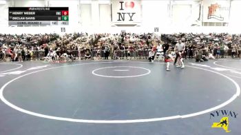 53 lbs Cons. Round 2 - Declan Davis, 518 Grapplers vs Henry Weber, Baldwinsville Wrestling Club