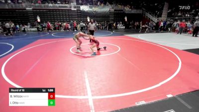 116 lbs Round Of 16 - Brodey Wilcox, Natrona Colts WC vs Isaiah Otto, Havre WC