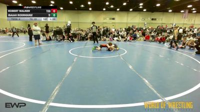 65 lbs Rr Rnd 4 - Robert Walker, Texas Top Team 9u vs Isaiah Rodriguez, Tulsa Elite 9U