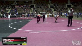 7A 215 lbs Quarterfinal - Lance Peterson, Smiths Station Hs vs James Carroll, Dothan HS