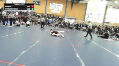 120 lbs Consi Of 8 #1 - Ryan Gill, North Attleborough vs Carter Lanzilli, Ridgefield