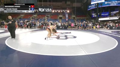 120 lbs Cons. Rd Of 64 - MacKenzie Harris, TX vs Celine Frank, MI