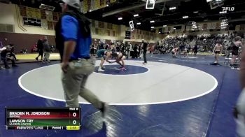 190 lbs Cons. Round 4 - Lawson Fry, La Costa Canyon vs Braden M. Jordison, Ramona